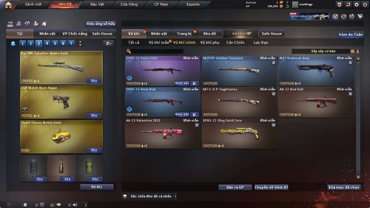 shop acc cf uy tin gia re